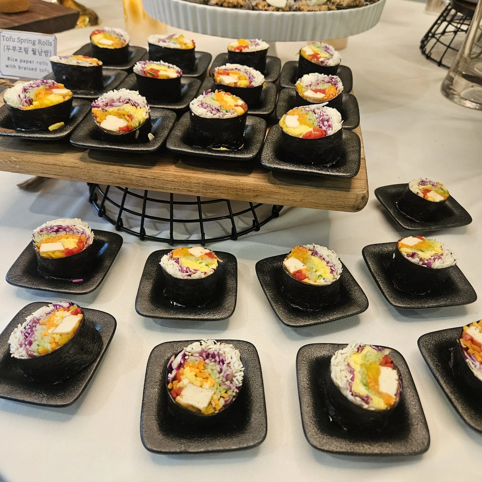 대사관 행사케이터링 리셉션 카나페 플레이팅